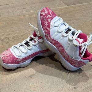 Jordan 11 Pink and White Sneakers